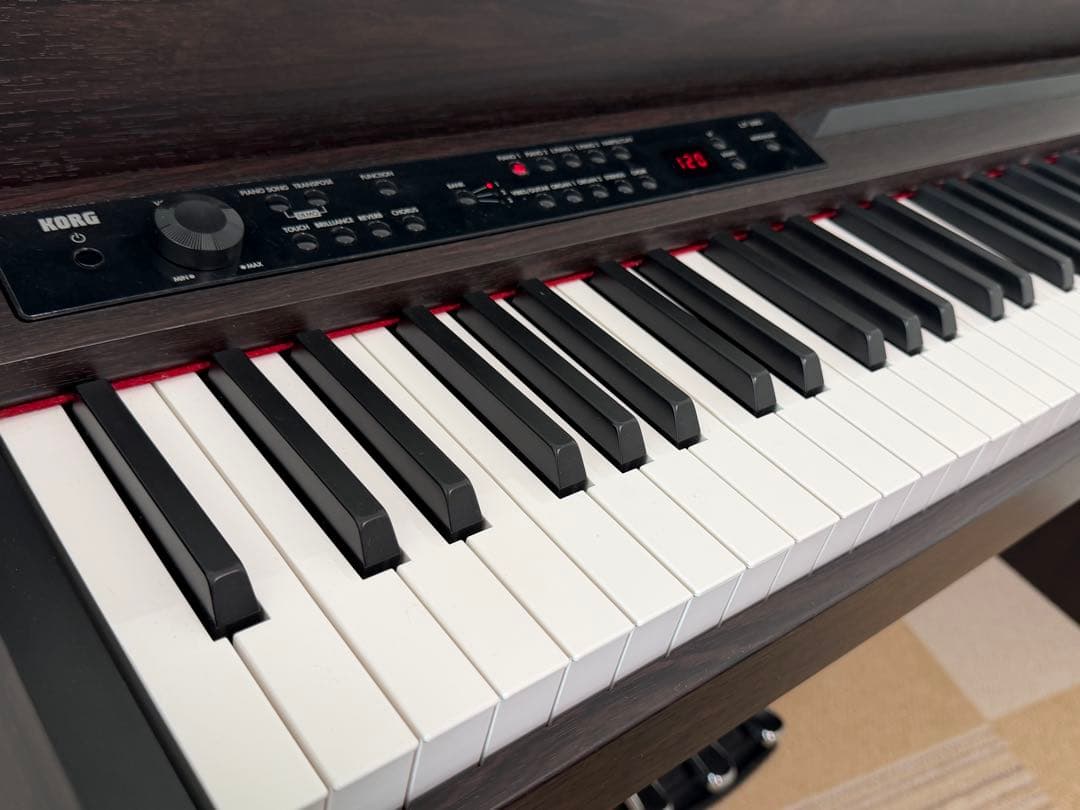 【引取限定】KORG LP-380 ローズウッド 88鍵デジタルピアノ 椅子付き