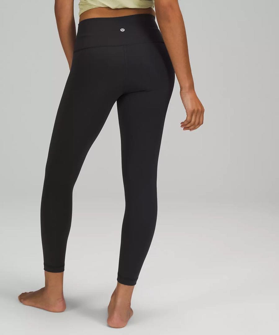 ルルレモン　lululemon レギンス　黒　ブラック　S フルレングス　24