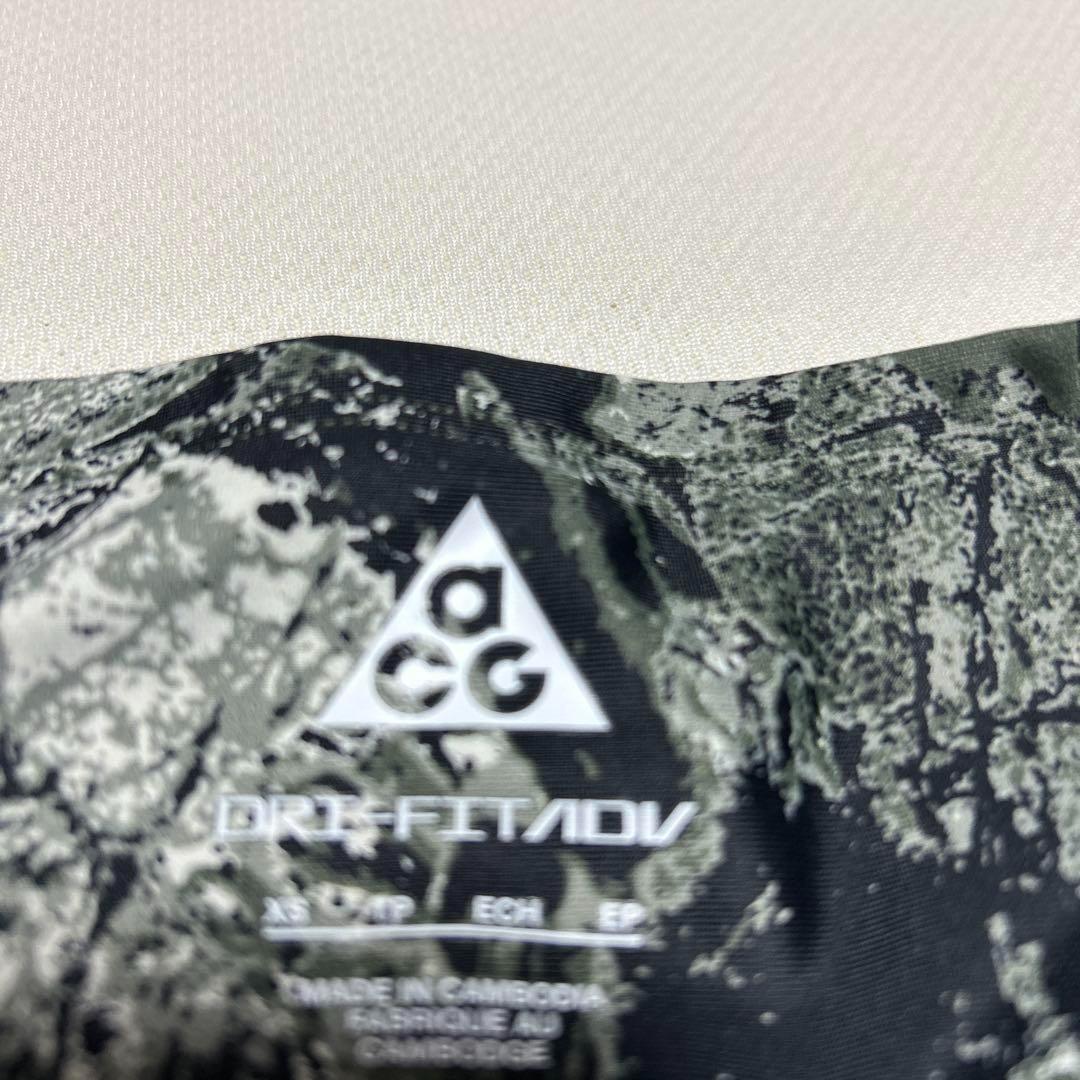 NIKE ACG 総柄 レギンス XSグリーン系 DRI-FIT