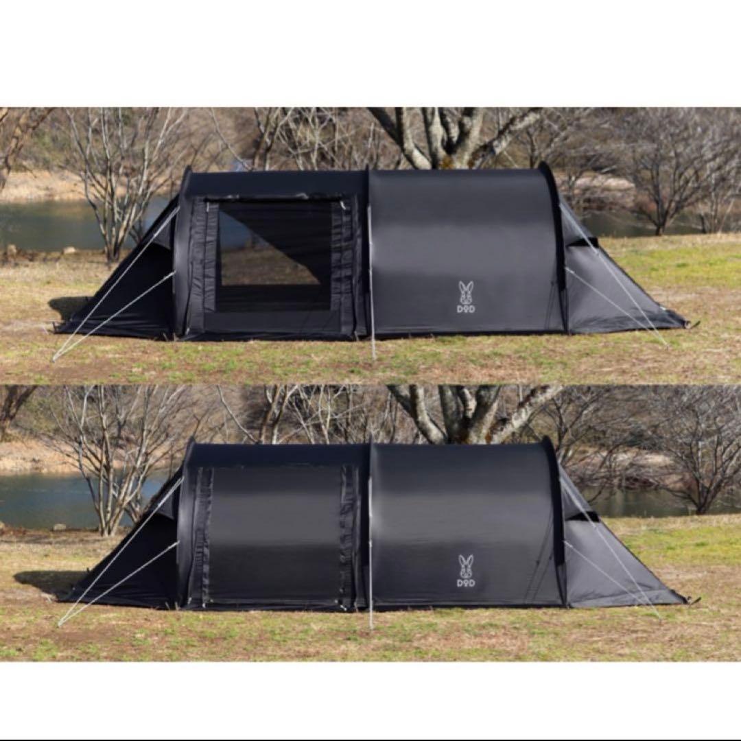 DOD カマボコテント ソロ UL ブラック 廃盤品　キャンプ　ソロカマ