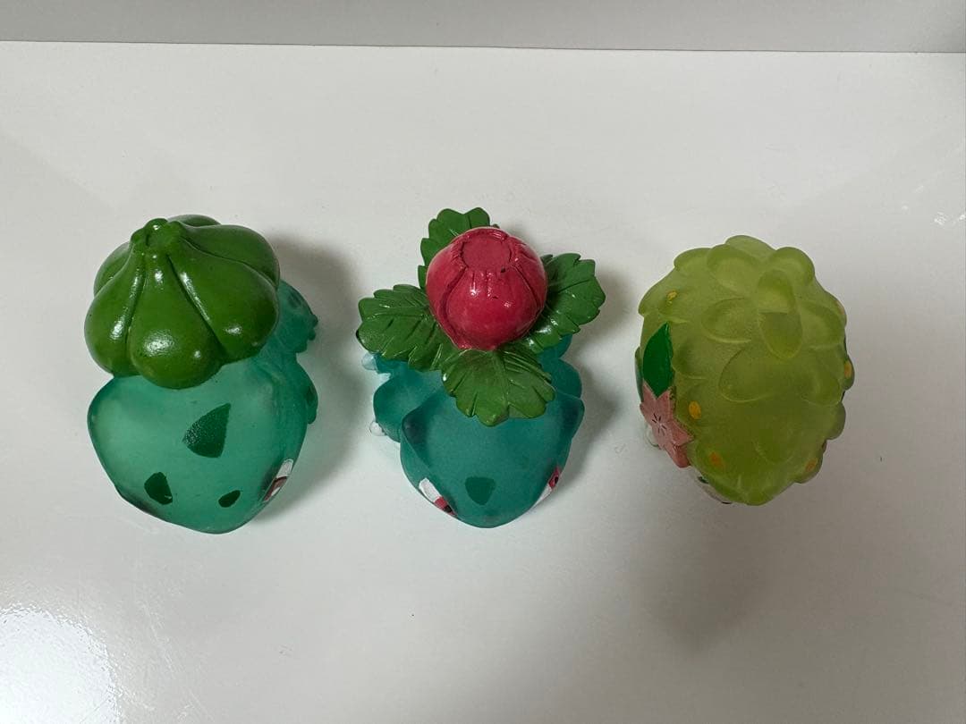 【レア】ポケモン　指人形　草タイプ　まとめ売り　クリア　7体