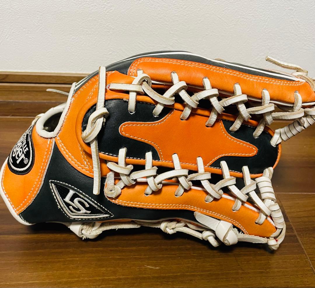 Louisville Slugger 外野用　硬式グローブ オレンジ/黒