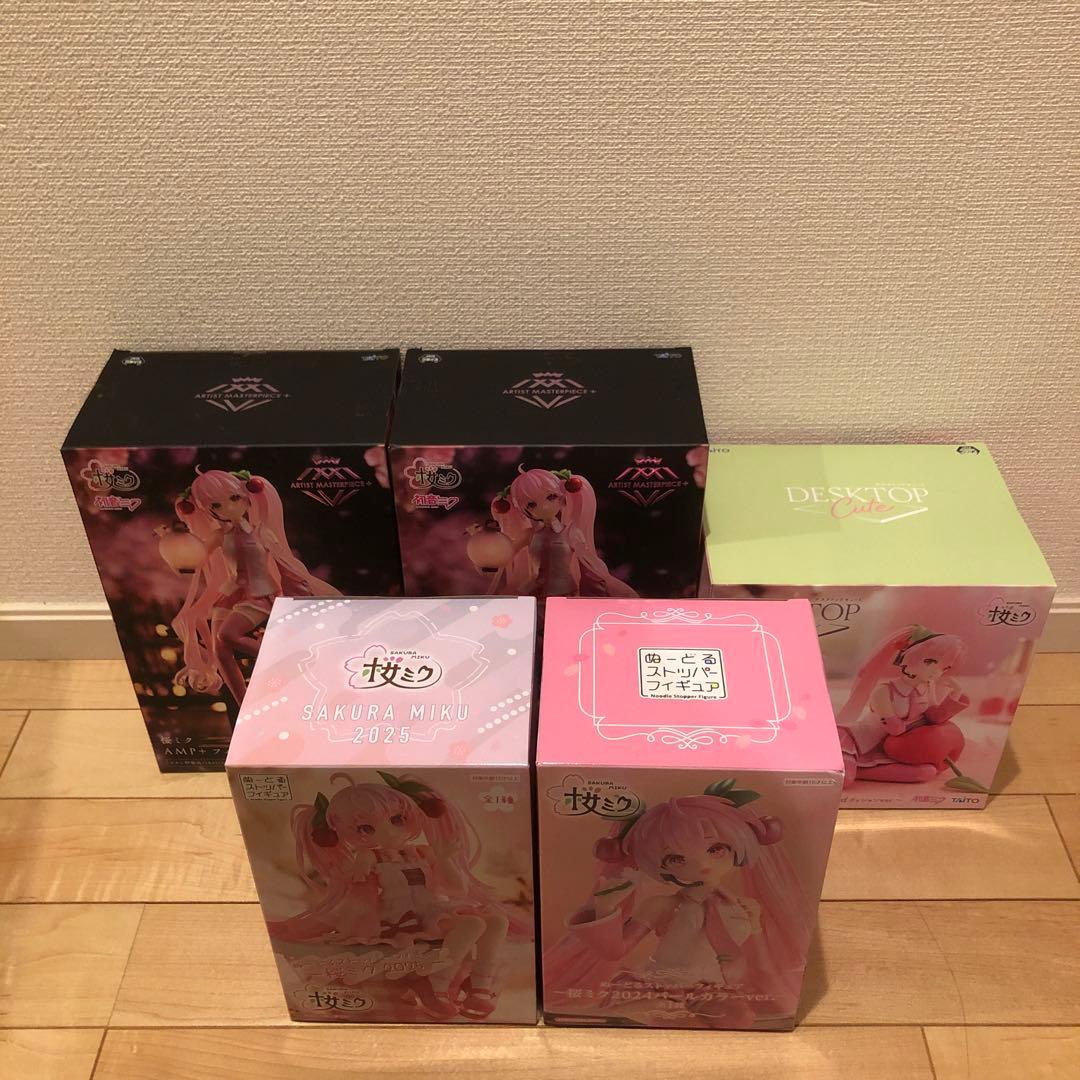 桜ミクフィギュア5点セット