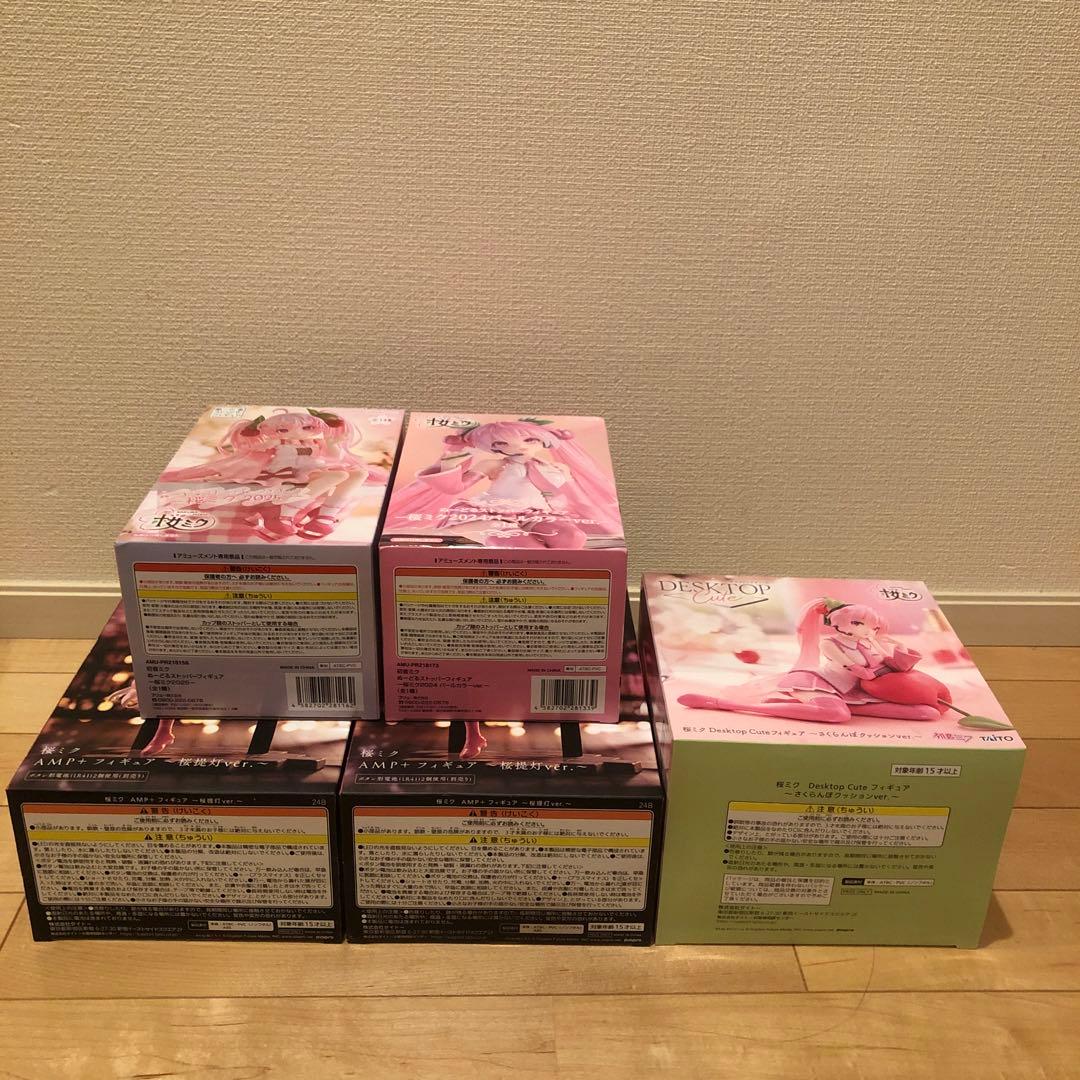 桜ミクフィギュア5点セット