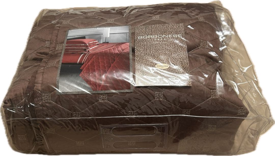 新品¥116,000-BORBONESEベッドスプレッドイタリア製IDC大塚家具