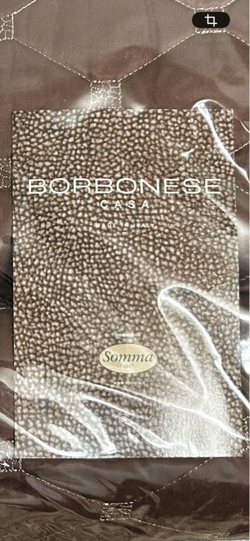 新品¥116,000-BORBONESEベッドスプレッドイタリア製IDC大塚家具
