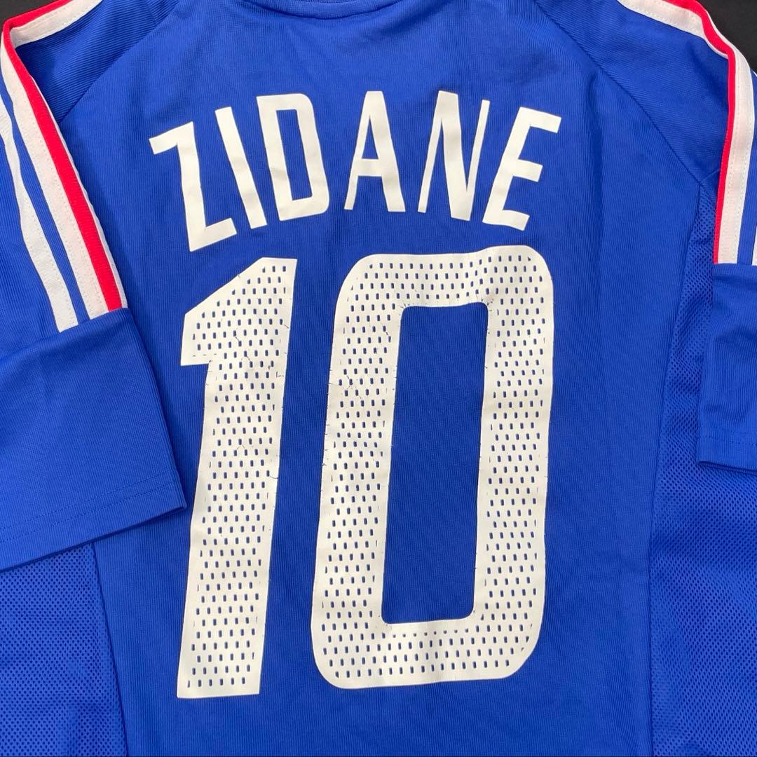 【正規品】ジダン 10番 フランス代表 adidas製 シャツ 2002年W杯O