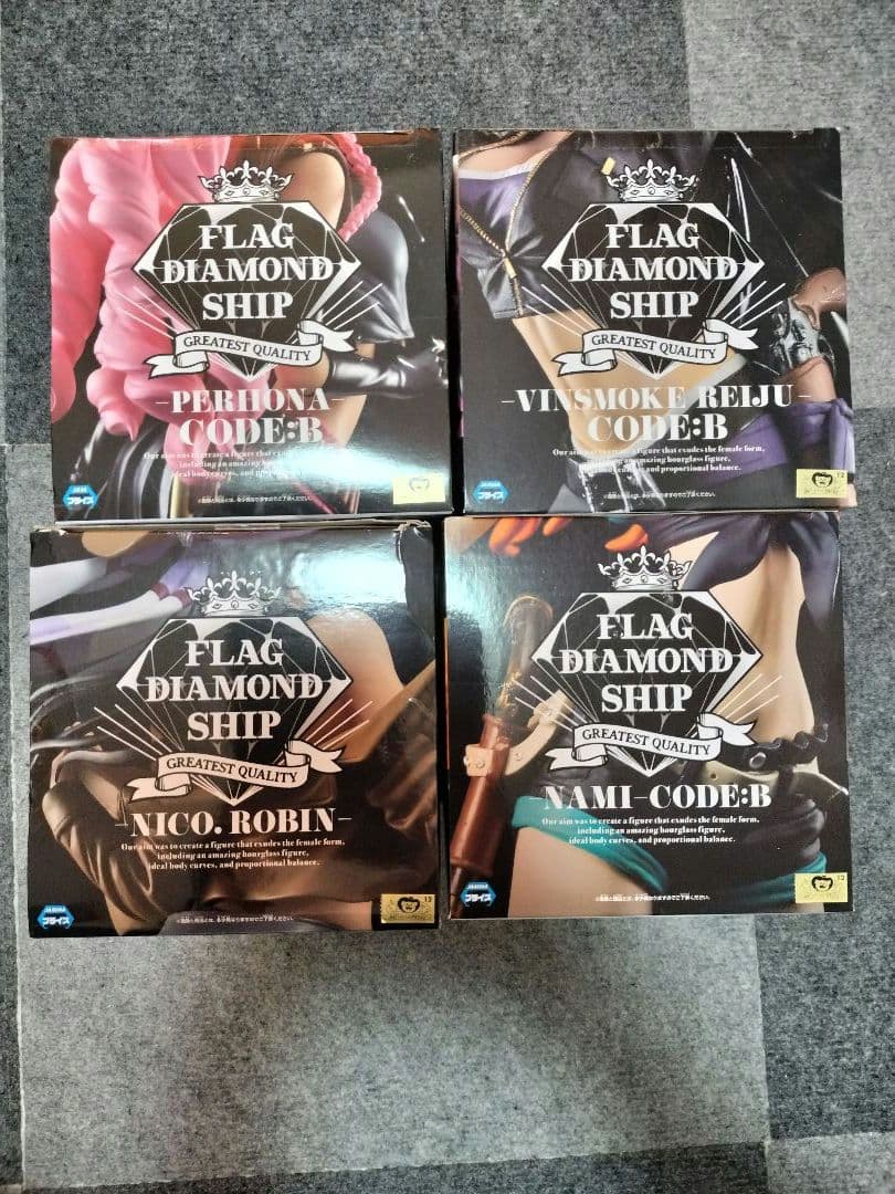 ワンピース FLAG DIAMOND SHIP ペローナ　レイジュ　ナミ　ロビン