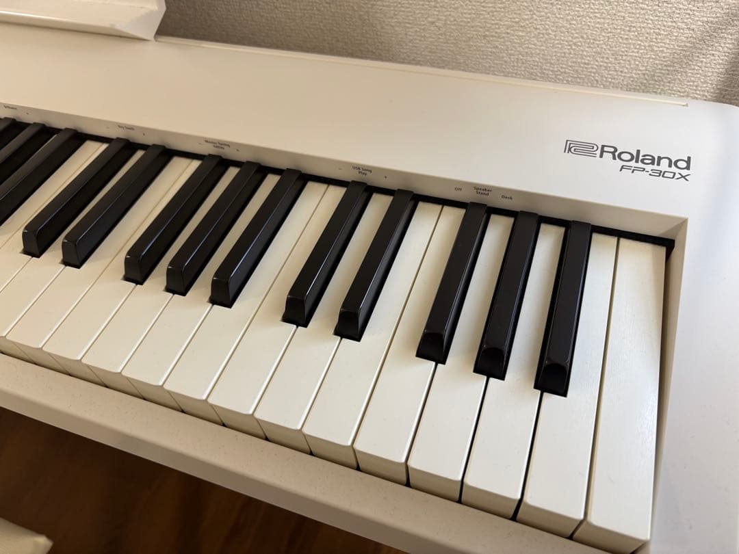 Roland FP-30Xホワイト セット(スタンド、ペダル、椅子、カバー)