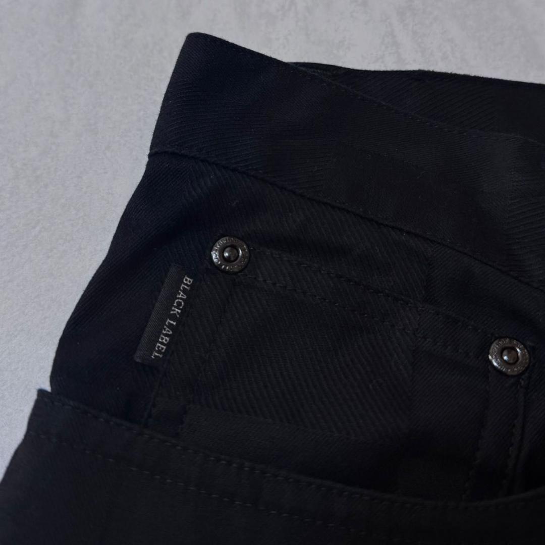 【美品】ブラックレーベル クレストブリッジ シャドーチェック LLサイズ 黒