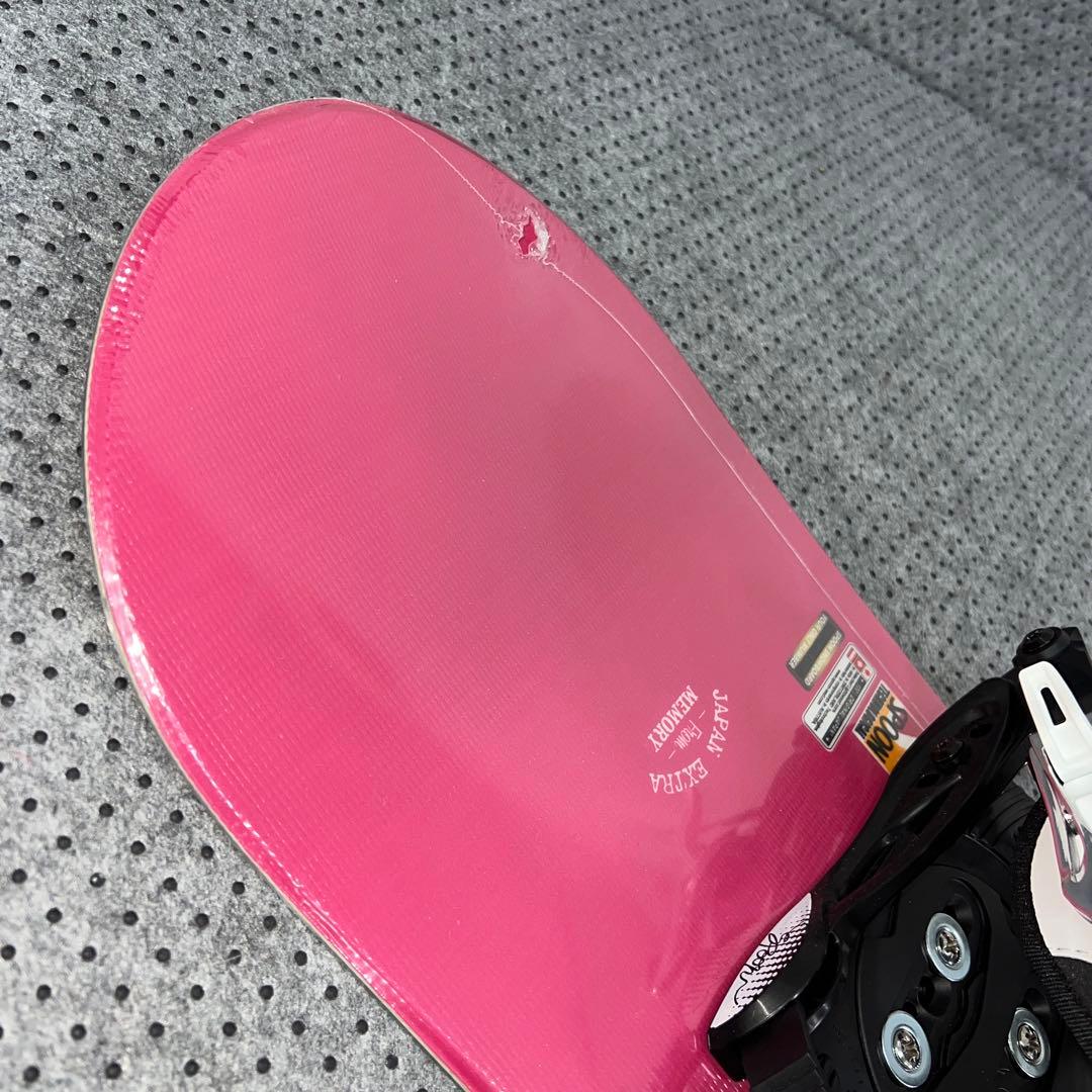 未使用 キッズスノーボード 110cm SPOON×バイン×ダイヤルブーツ