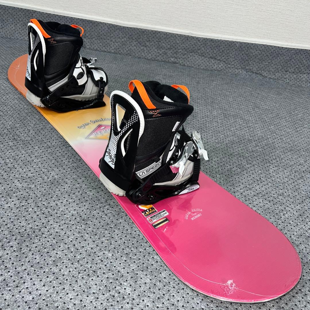 未使用 キッズスノーボード 110cm SPOON×バイン×ダイヤルブーツ