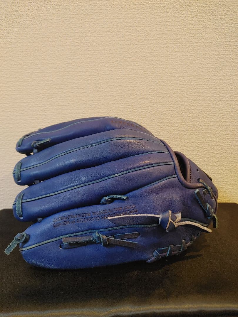 ミズノ　ビューリーグ　軟式　Mマーク　 ブルー　青ビュー　オールラウンド