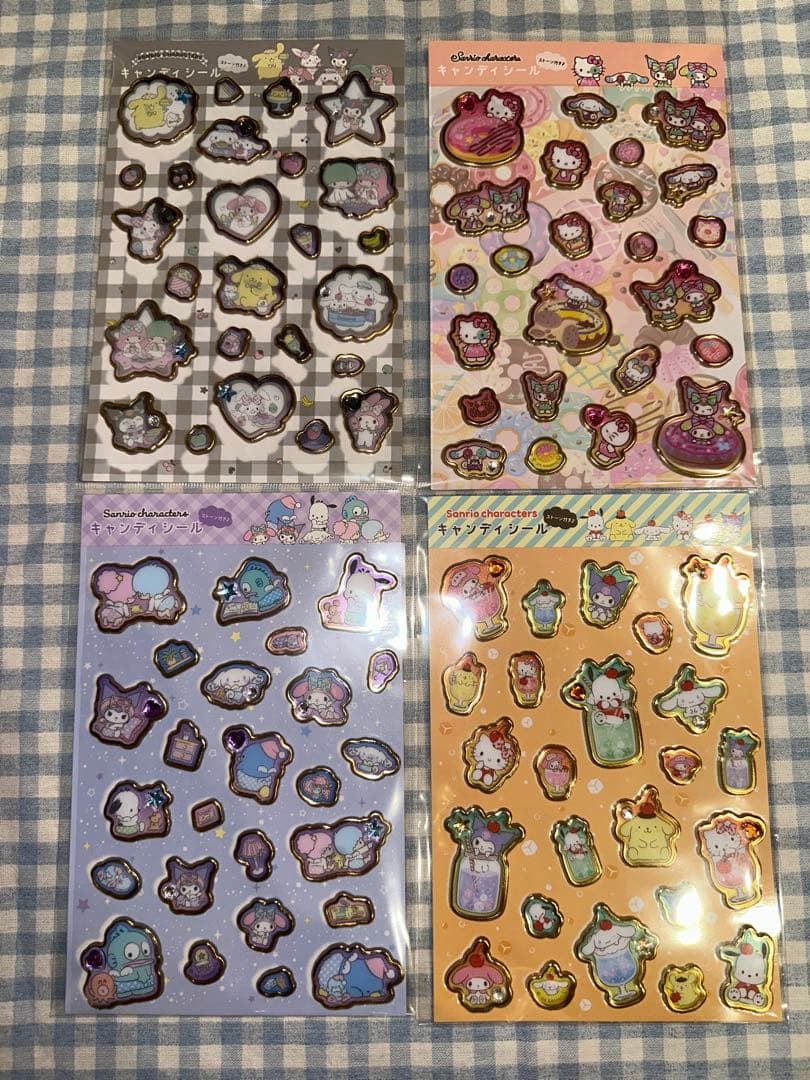 サンリオ ボンボンドロップ キラキラカプセル シール 14種