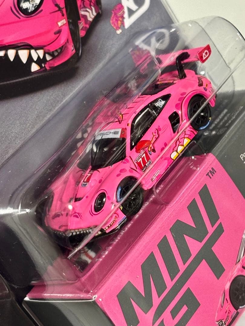 (1点) MINI GT 1/64 ポルシェ911 GT3R #77 2024