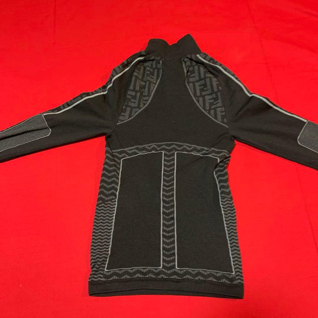 FENDI 長袖ハイネックスキーセーター S/M ブラック