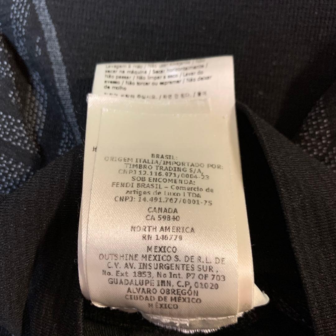 FENDI 長袖ハイネックスキーセーター S/M ブラック