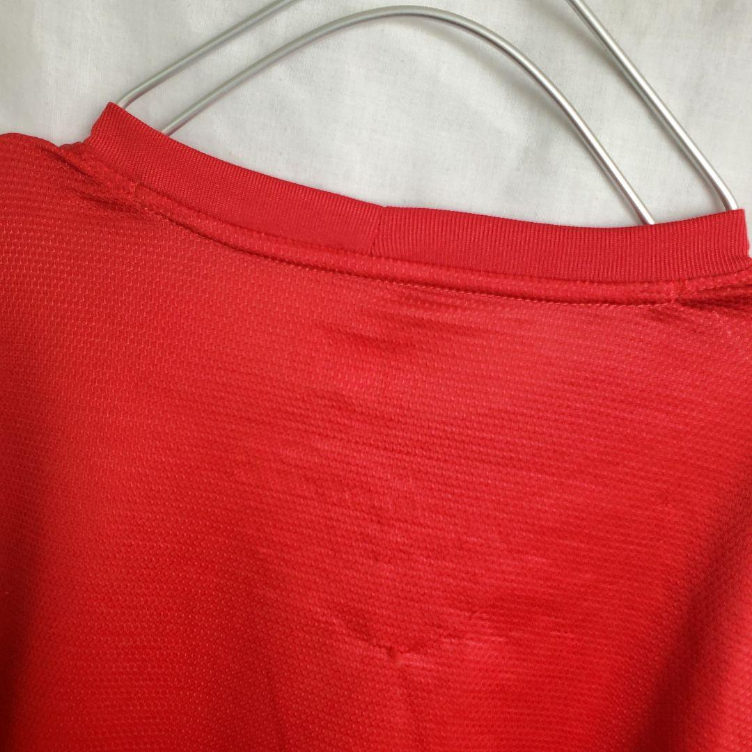 ブラジル代表 赤 レッド トレーニングウェア シャツ 長袖 tシャツ