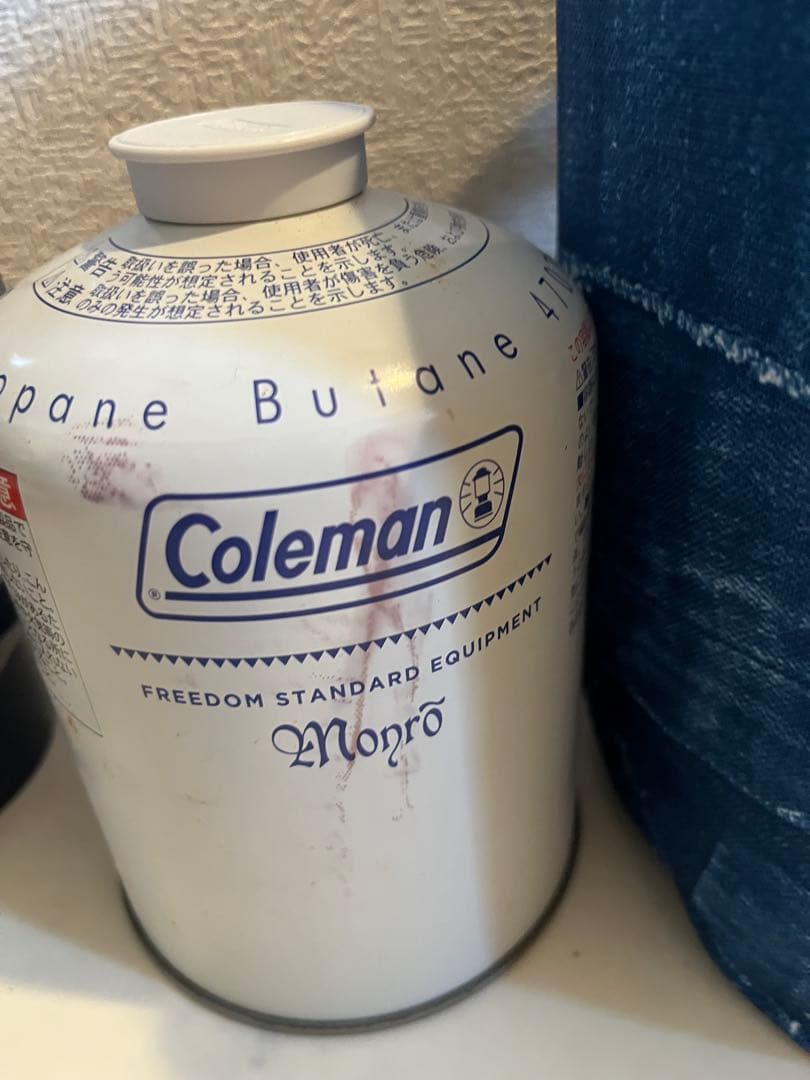 【未使用】Coleman ランタン モンロコラボ商品　デニム収納バッグ付き