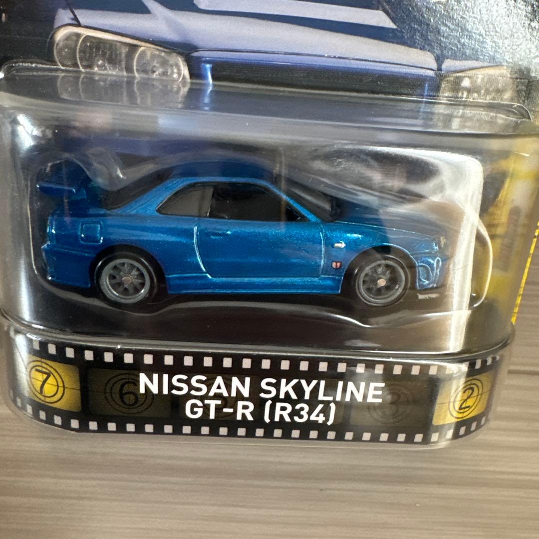 ホットウィール　NISSAN SKYLINE GT-R (R34)