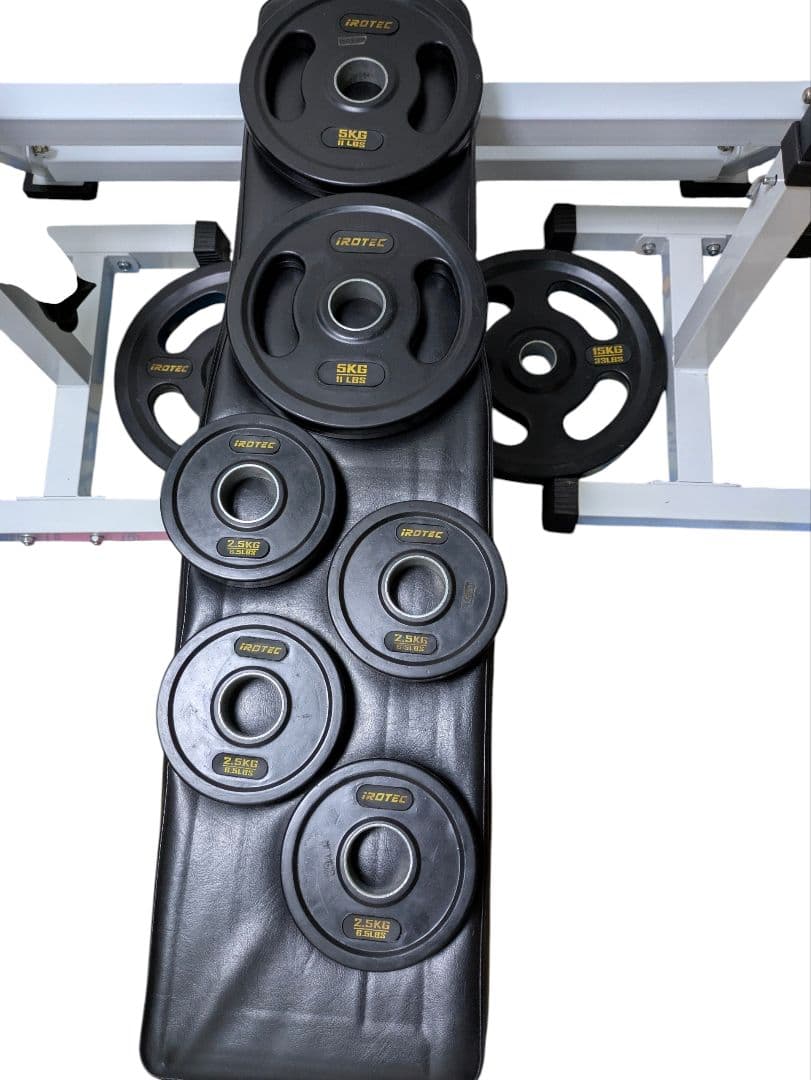 プレート 100kg ベンチプレス ホームジム　BODYMAKER　IROTEC