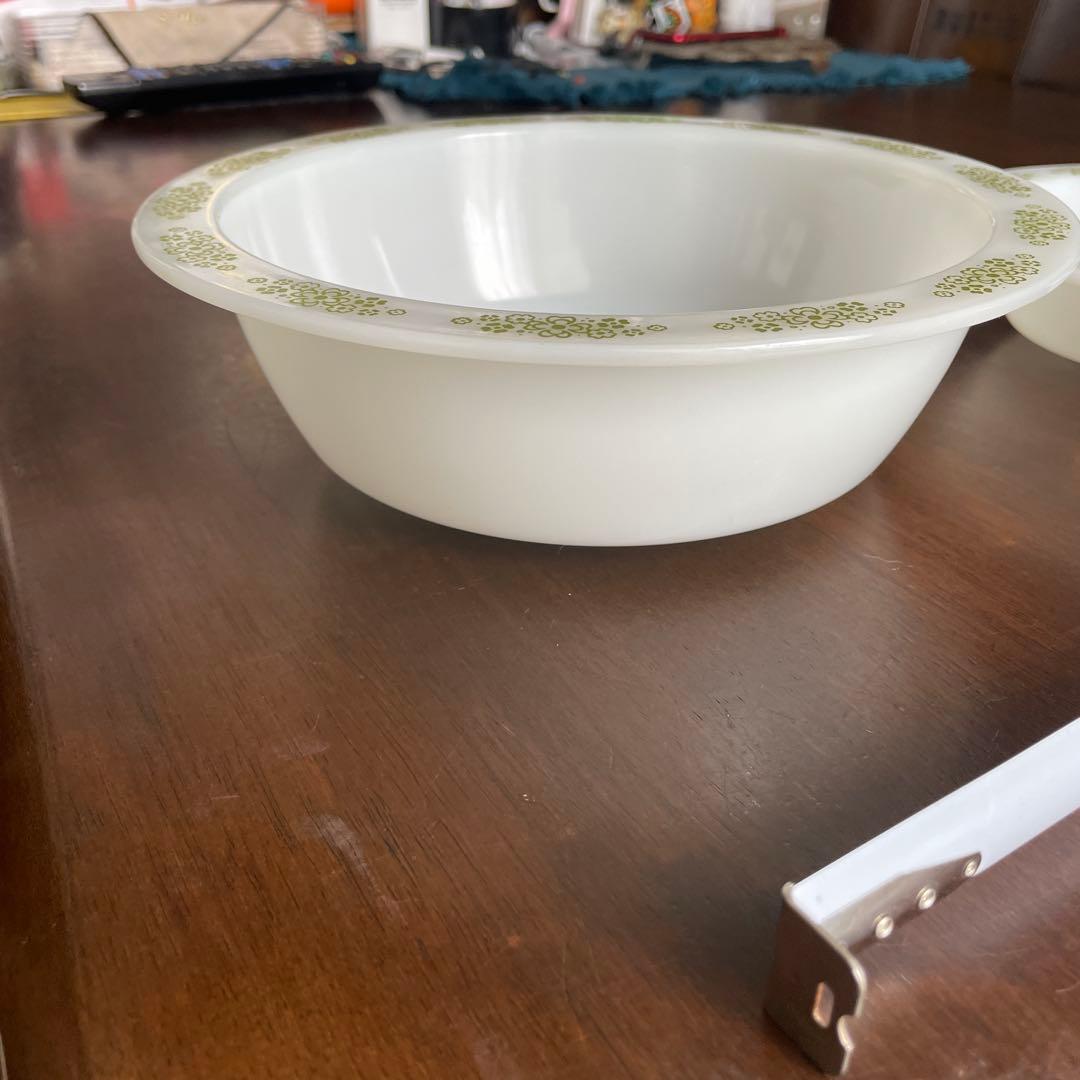 アンカーホッキング花模様の食器12点セット