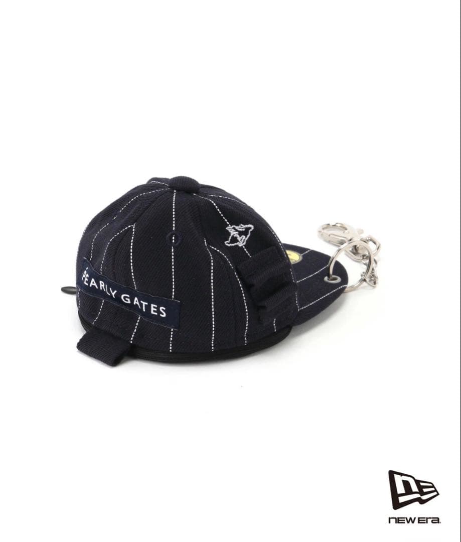 【NEWERA × PG】コラボ ピンストライプ柄ボールポーチ (UNISEX)
