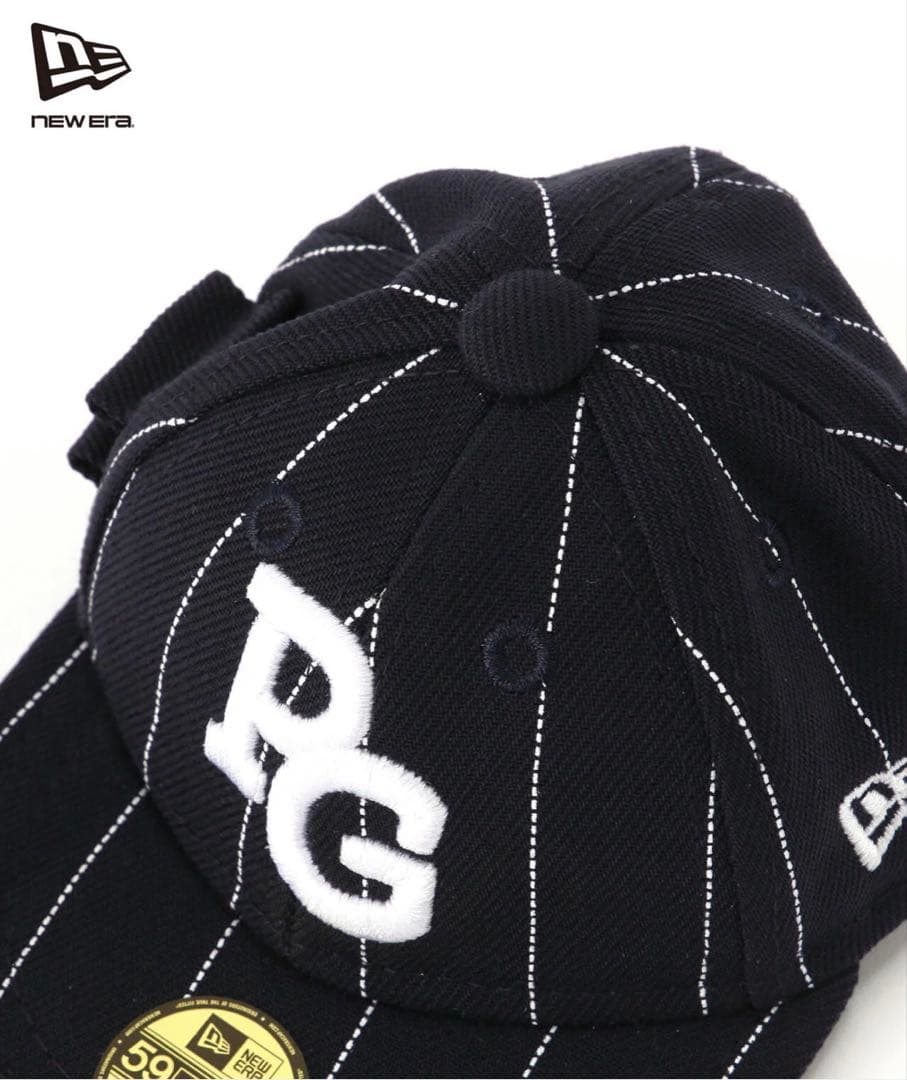 【NEWERA × PG】コラボ ピンストライプ柄ボールポーチ (UNISEX)
