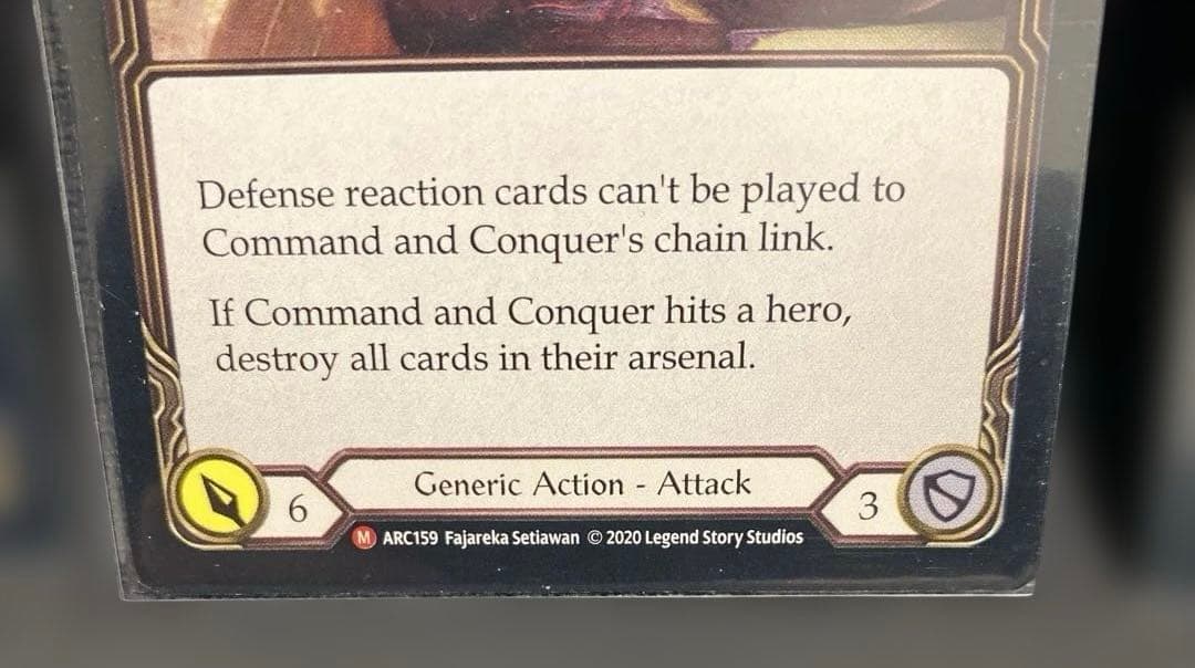 FAB Command and Conquer/征服の命令 3枚セット
