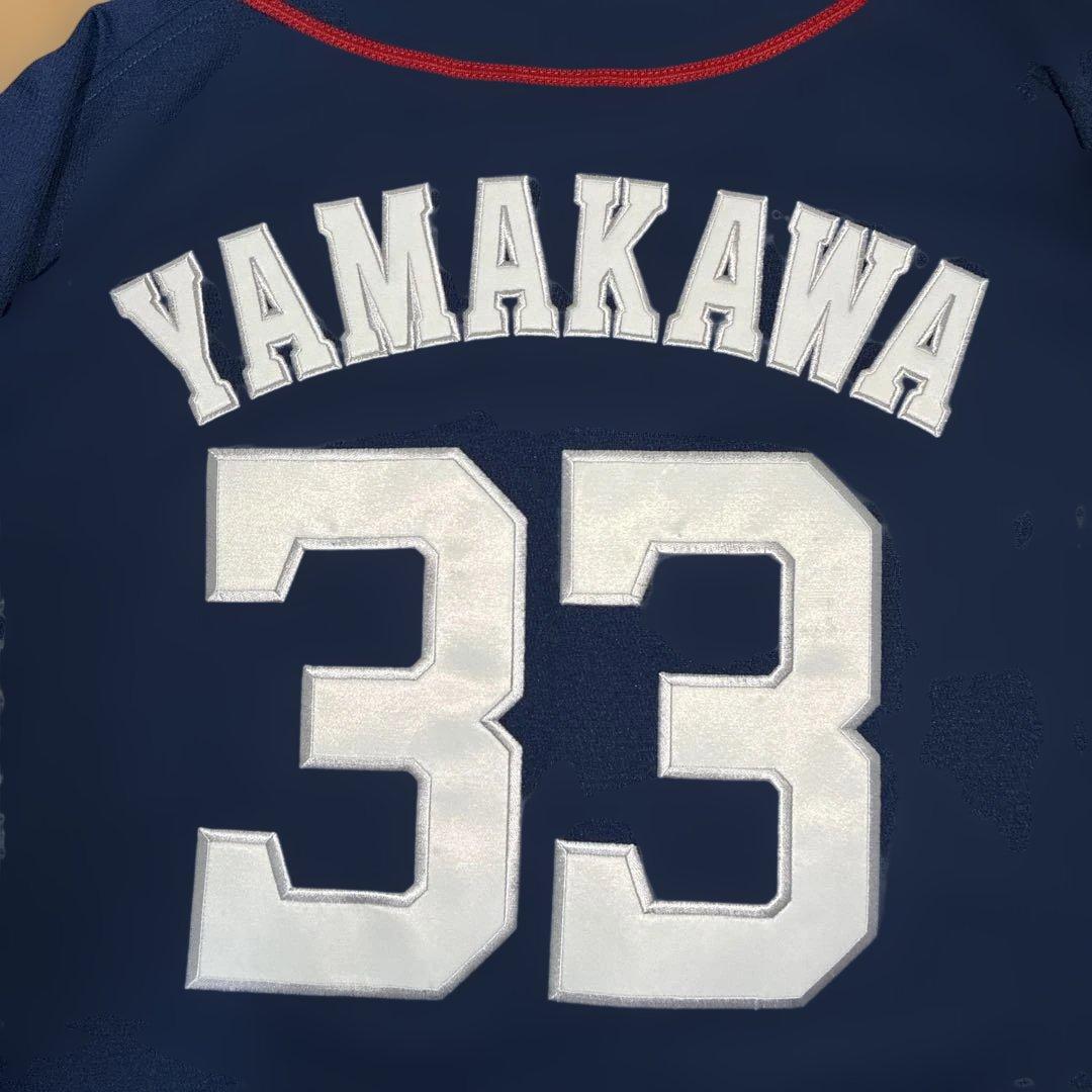 Majestic埼玉西武ライオンズ 33番 YAMAKAWAユニフォーム L