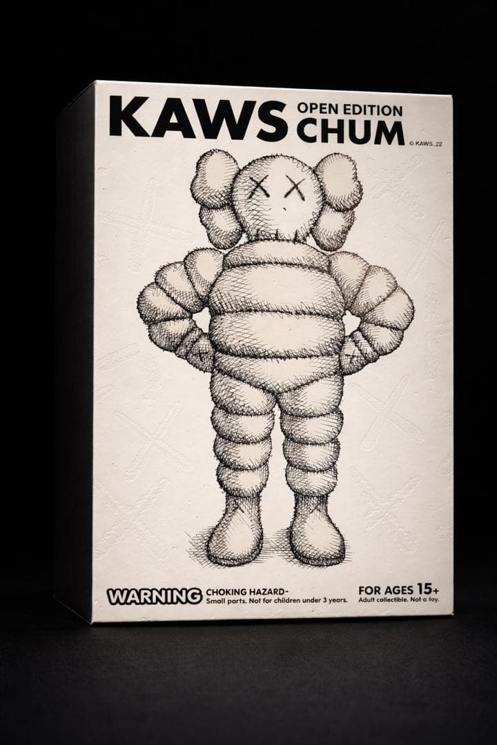 【中古】KAWS CHUM OPEN EDITION 白　カウズ　チャム