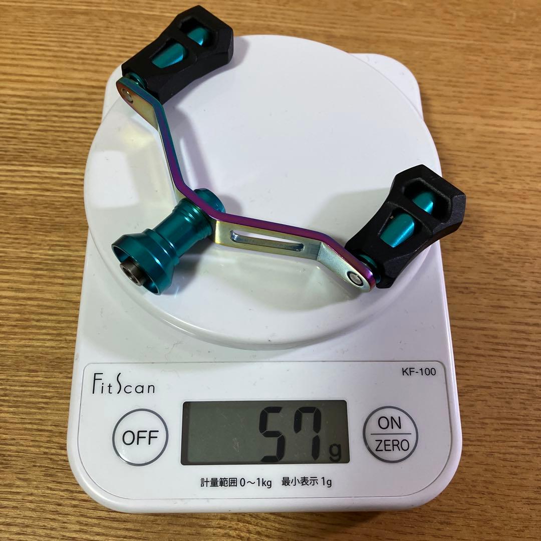 美品　ダイワ用　エメラルダスカラー　ドレス　ダブルハンドル　ハイテン　スタンド