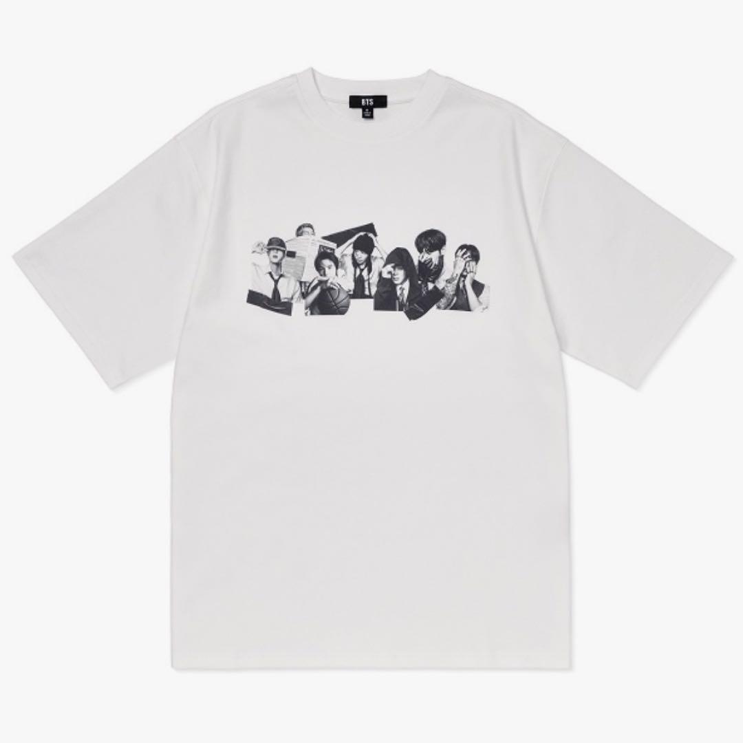 BTS グラフィックプリント Tシャツ Lサイズ ホワイト　BTS