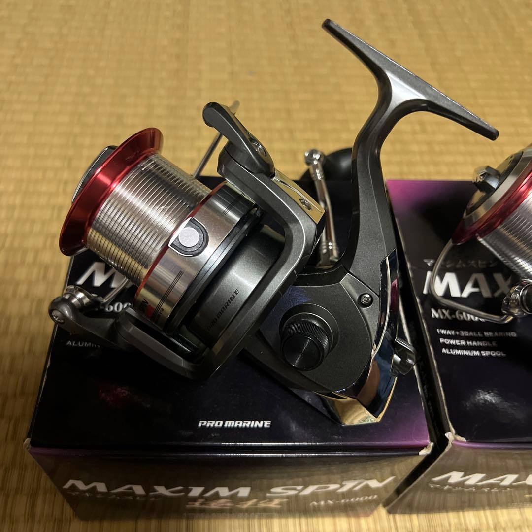 MAXIM SPIN MX-6000 スピニングリール 2個セット