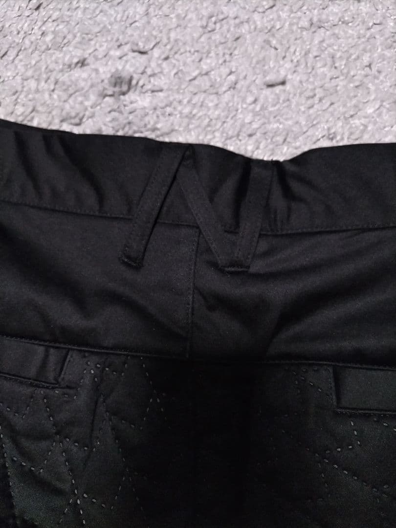 美品　ニューバランスゴルフ　キルティング　中綿　裏起毛　ストレッチ　パンツ　黒