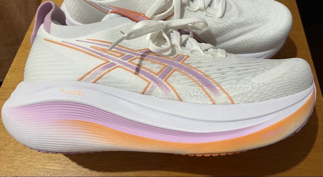 ASICS Gel-Nimbus 10.6 ホワイト/ピンク　24.5㎝
