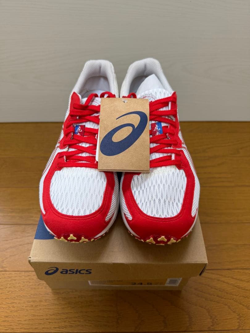 asics Tokyo スパイクシューズ 赤白　24.5cm