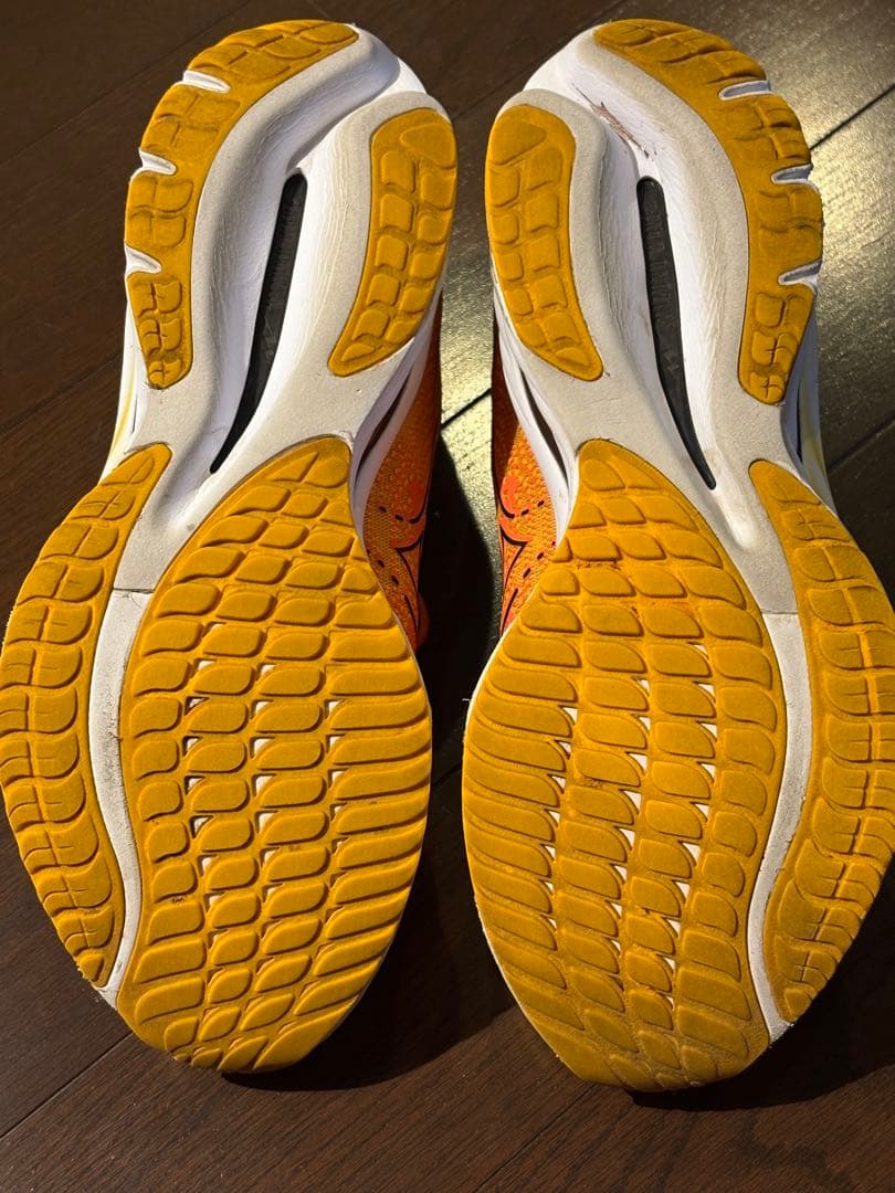 MIZUNO WAVE RIDER 27 オレンジ/イエロー　28cm