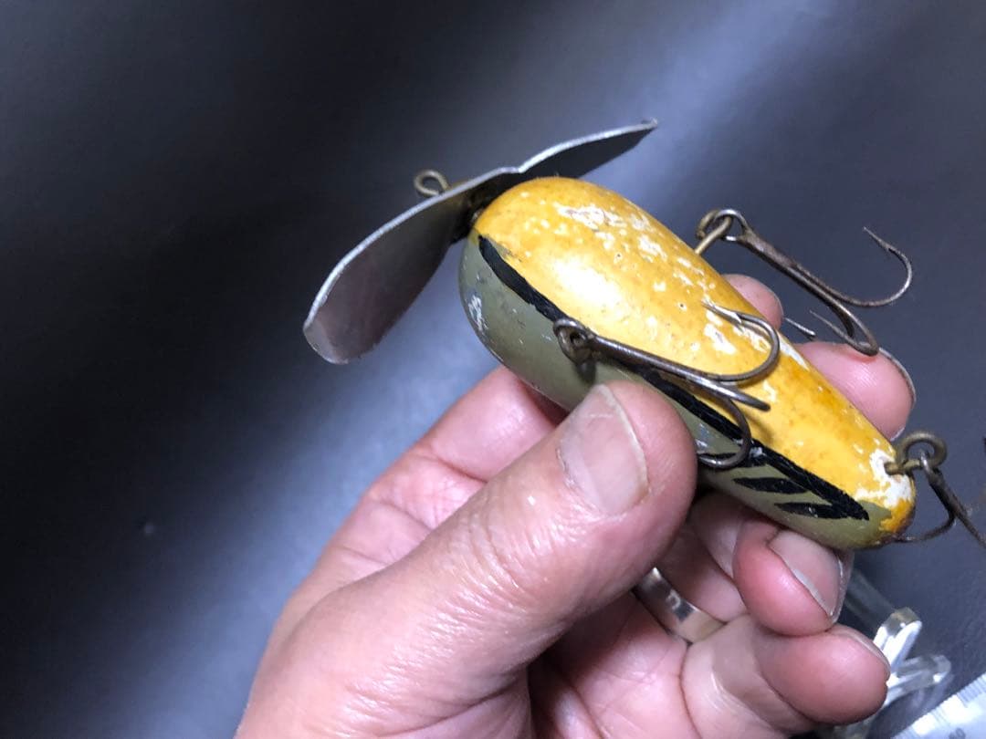 ヘドン ジム ドナリー トップウォータールアー 超 ウッドルアー 希少 珍品