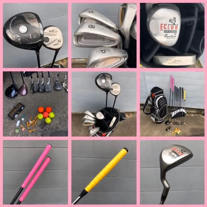 ★【レディース】☆レディースゴルフセット(ウッドグリップ新品)