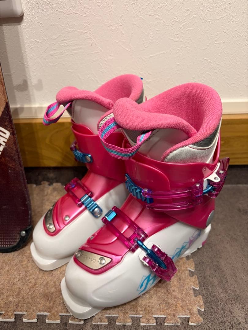 ★女の子用 4点セット メンテナンス.HOTWAX済★ salomon k2
