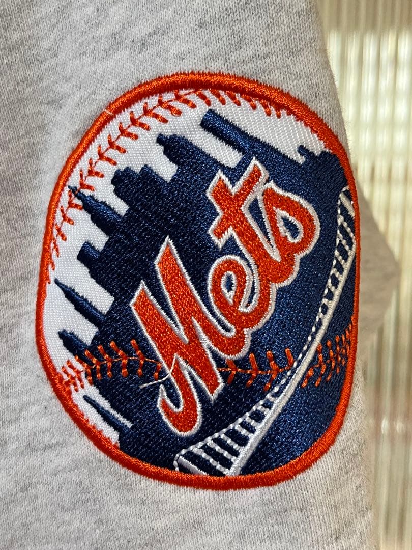 MLB メジャーリーグスウェットシャツ Mサイズ　刺繍　美品✨