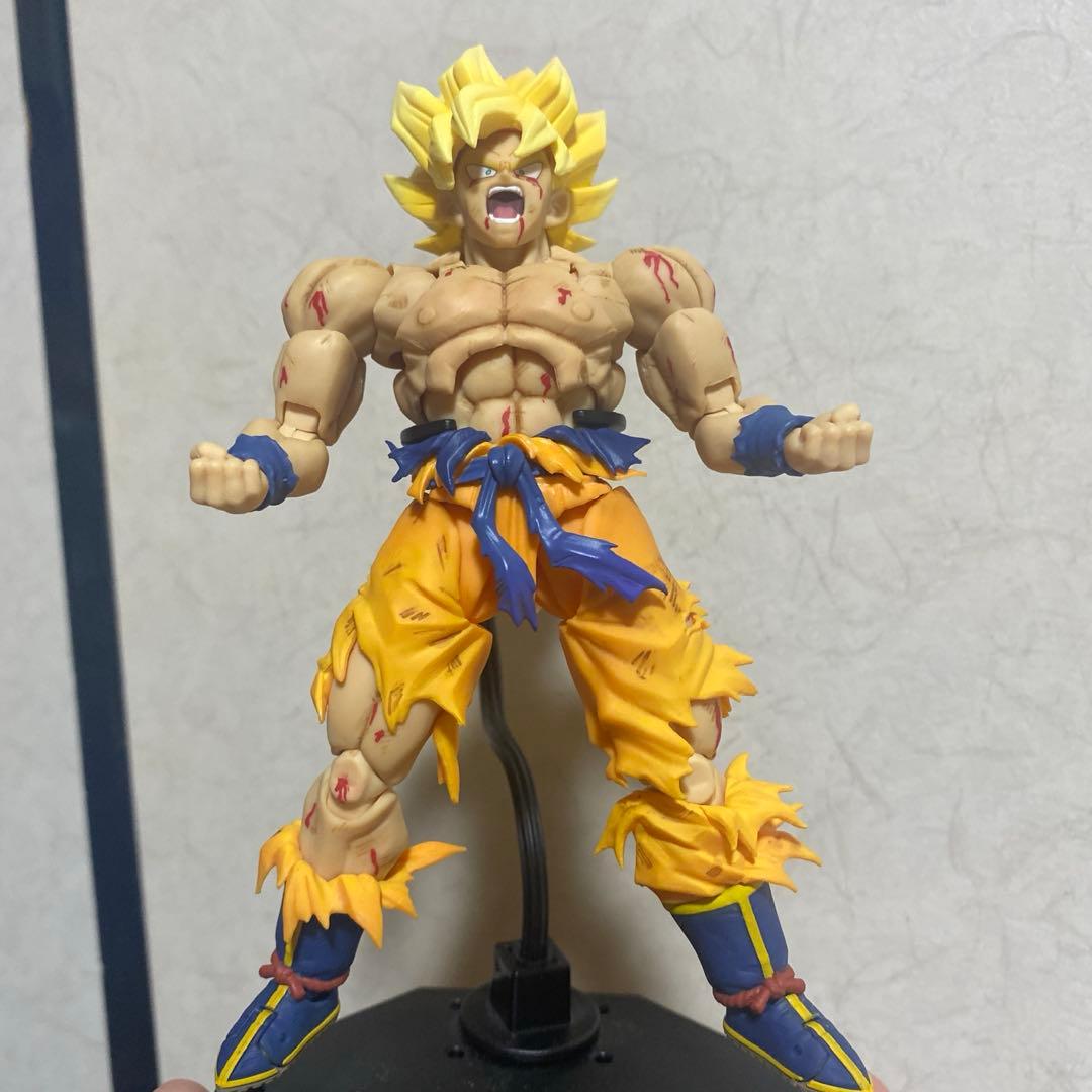 S.H.フィギュアーツ伝説のスーパーサイヤ人- 塗装／艶消し仕上げ カスタム品