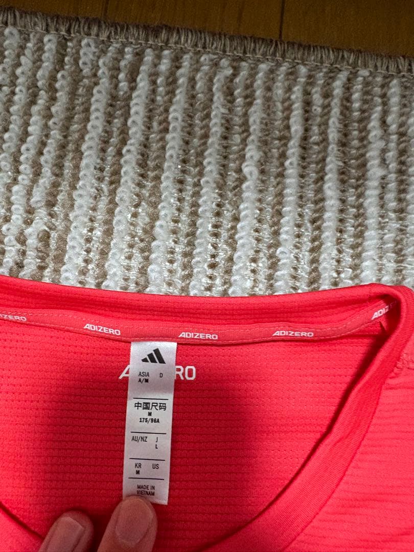 adidas アディゼロ　ランニングシャツ　アディオスプロ　タクミセン