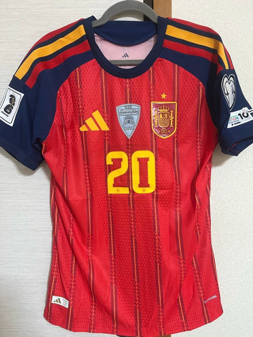 【新品未使用】ペドリ　スペイン代表　選手仕様　2026　ホーム　ユニフォーム