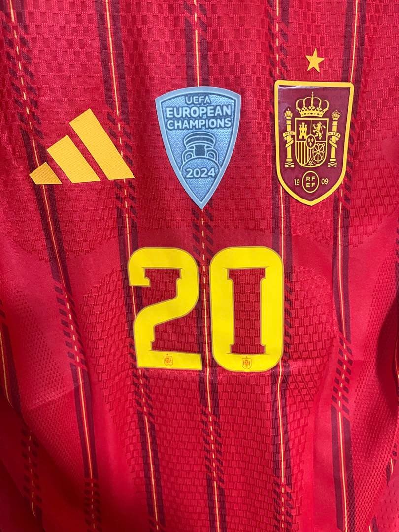 【新品未使用】ペドリ　スペイン代表　選手仕様　2026　ホーム　ユニフォーム
