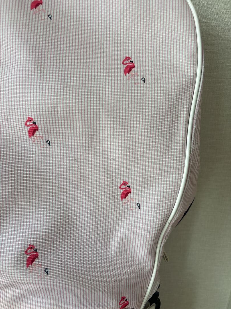 JUN & ROPE フラミンゴ柄キャディバッグ