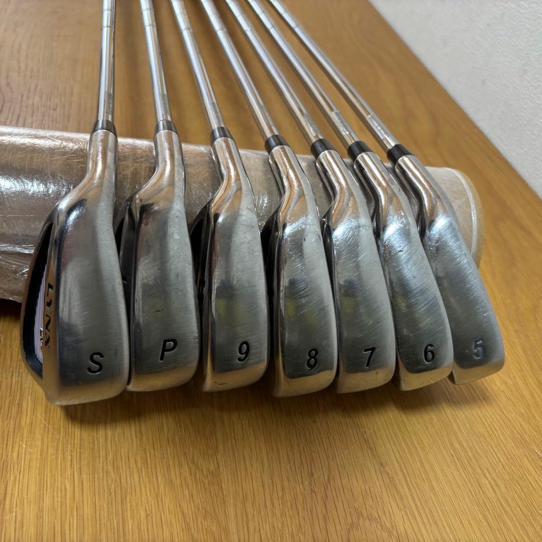 レフティ　左利き　リンクス シルバーキャット LV3 アイアンセット