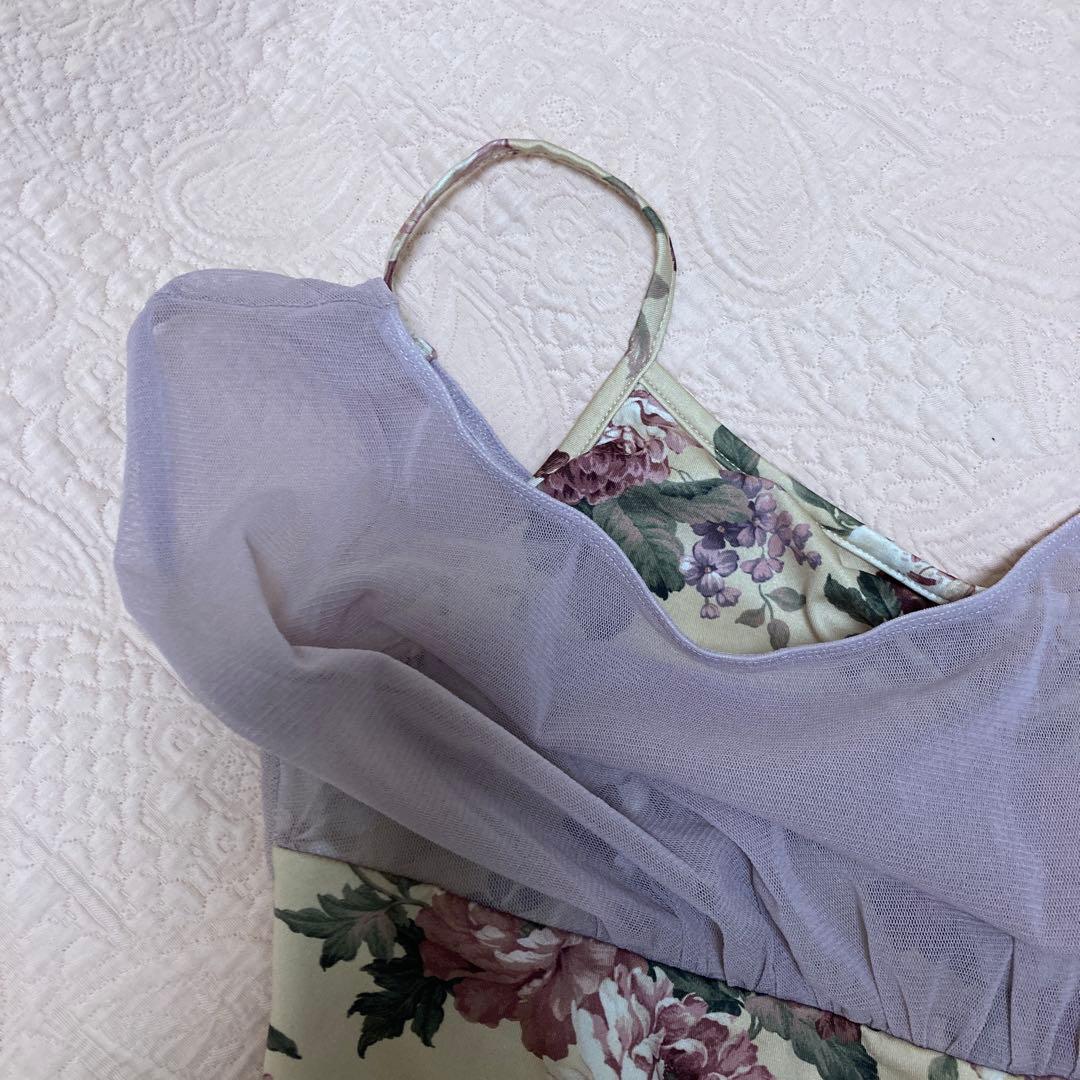 ドゥッシュドゥッスゥ 花柄バレエレオタード
