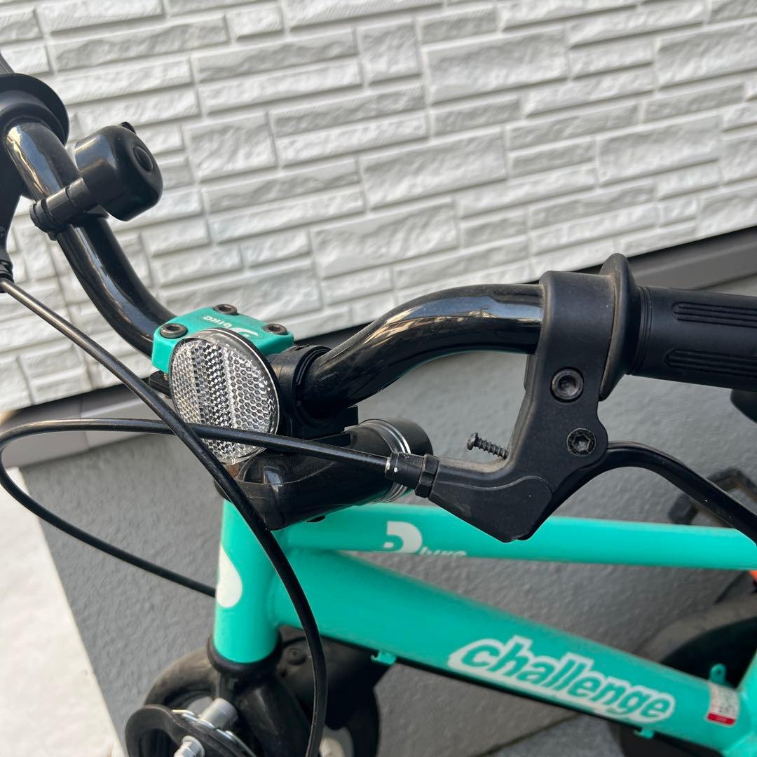 D-bike challenge キッズバイク エメラルドグリーン